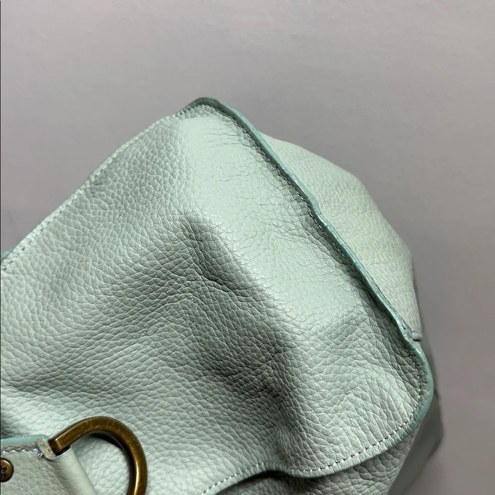 Mulberry Roxanne Satchel Bag Purse Studded Leather Limited Edition Green Gold - Picture 16 of 17